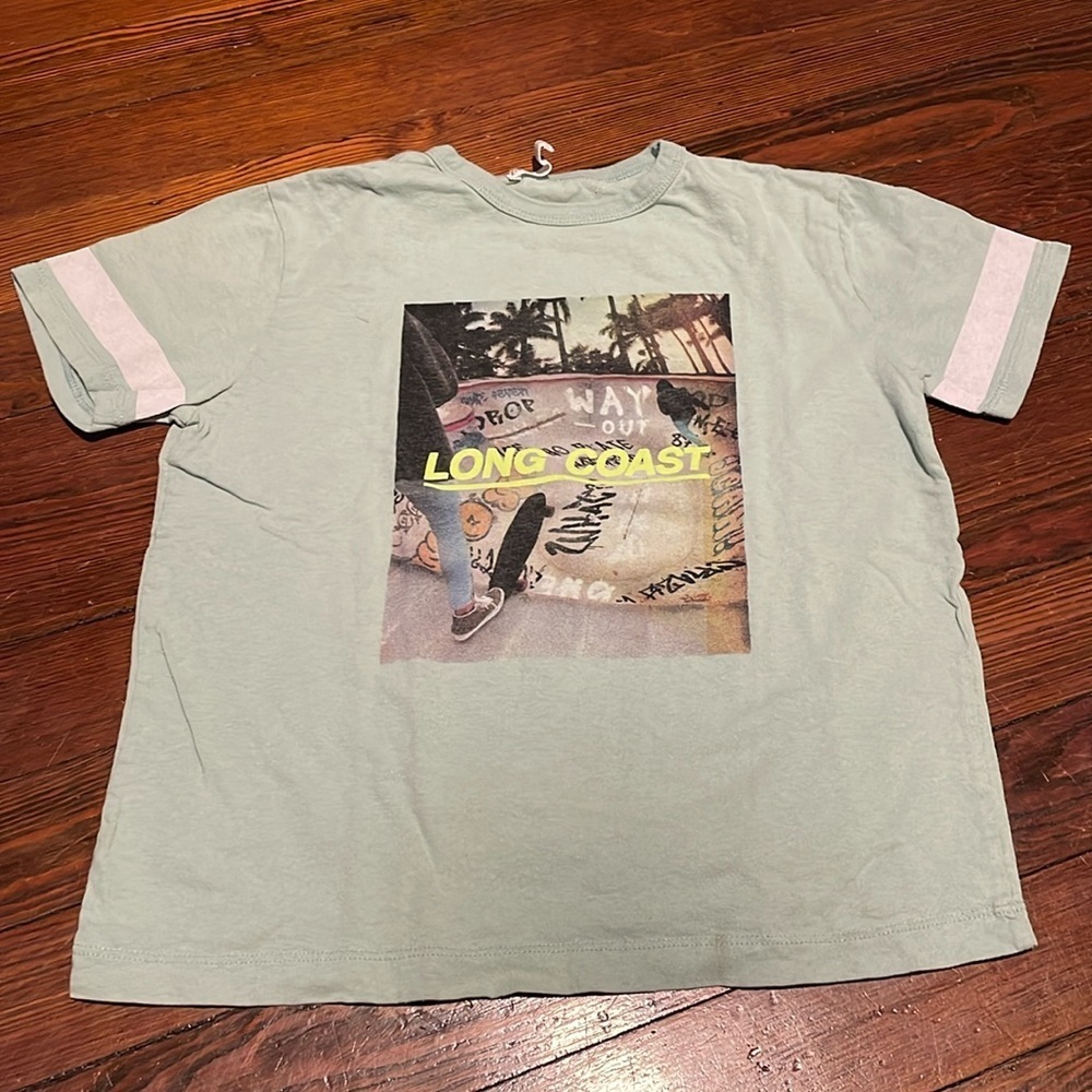 Zara Kid’s Mint T-Shirt with Graphic Size 7